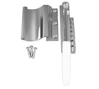 Mtlavishness Ponte per chitarra elettrica con ampiezza regolabile e capacità di accordatura precisa, ideale per esibizioni musicali jazz su chitarre LP serie SG, realizzato in eccellente (argento)