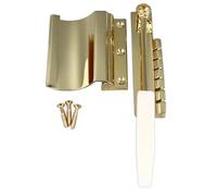 Mtlavishness Ponte per chitarra elettrica con ampiezza regolabile e capacità di accordatura precisa, ideale per esibizioni musicali jazz su chitarre LP serie SG, realizzato in eccellente (oro)