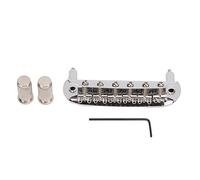 Mtlavishness Ponte per chitarra elettrica, cordiera in metallo, accessorio per strumenti con sella reversibile per una facile accordatura e materiale robusto per un uso a lungo termine su elettricità