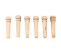 Mtlavishness ponti per chitarra acustica perni eccellenti materiali in legno d'acero per la pratica quotidiana di performance di scena e musica che registrano 6 pz