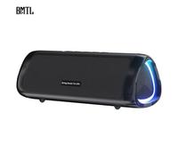 Mtlavishness Portabel högtalare Stereo Sound Dual 52mm förare IPX6 Portabel högtalare med 12 timmars LED -lampor för utomhusfester Camping Beach
