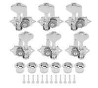 Mtlavishness Premium Guitar Tuning Keys With 1 18 Gear Ratio Stable Durable And Easy To Install For All Appropriate Sized Guitars Comes In Gold And Silver Colors (Silver)