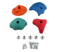 Mtlavishness Prese da Arrampicata Multi Colore Fibra di Resina Forma Diversa Angoli Arrotondati Arrampicata su Parete di Roccia Impugnature per Parco Giochi all'aperto Coperto