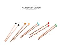 Mtlavishness Professional Marimba Xylophone Mallets Ideal For Percussion Enthusiasts And Performers At Concerts And Practice Sessions These Mallets Feature Maple Wood Sticks And (Black)
