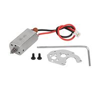 Mtlavishness RC Motor Stable Highly Durable Premium Metal Low Friction Low Noise High Accuracy Exquisite SCX24 Brush Motor Ideal for 1/24 Scale Axial Remote Control Cars (Silver)