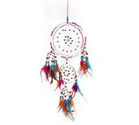 Mtlavishness Retro Feather Decorated Hanging Wind Chimes Exquisite Handcrafted Home Ornament Suitable For Homes And Hotels With Approx 59 5cm Length And 130g Weight As A Birthday