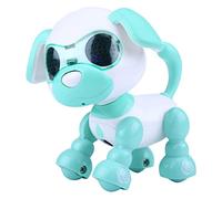 Mtlavishness Robot Giocattolo per Cani, Cucciolo Intelligente che Cammina Interattivo con Luci LED ed Effetti Sonori, Regalo Educativo per Bambini, Rosa Rossa Caratteristiche (Verde)