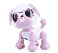 Mtlavishness Robot Giocattolo per Cani, Cucciolo Intelligente che Cammina Interattivo con Luci LED ed Effetti Sonori, Regalo Educativo per Bambini, Rosa Rossa Caratteristiche (Rosa)