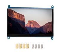 Mtlavishness Schermo di visualizzazione 'interfaccia multimediale LCD HD da 7 pollici touch screen capacitivo per RPi Ultra HD 1024x600, ideale per RPi e display secondario