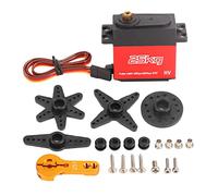 Mtlavishness Servo Digitale 25 kg a Basso Rumore con Alta Torsione Rotazione 270 Gradi Gambo in Metallo Ideale per Auto Robotiche Armi RC e Vari Veicoli a Controllo Remoto Prestazioni Elevate