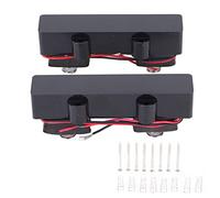 Mtlavishness Set di 4 corde per basso elettrico, silenzioso, con accessori a molla, ricambio per basso elettrico Jazz di precisione, 94 mm, 94 mm (91 mm + 94 mm)