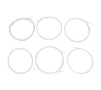 Mtlavishness Set di corde Oud da 6 pezzi, 1G, 2D, 3A, 4E, 5B, 6F, in nylon placcato argento, in lega di rame, ricambio per musicisti professionisti