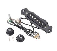 Mtlavishness Set di pickup per soundhole per chitarra, pre-cablato con tono del volume, ideale per esibizioni dal vivo e sessioni di pratica di chitarre acustiche, pickup a bobina in rame forniscono
