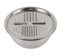 Mtlavishness Set grattugia da Set ciotola multifunzione per lavabo in acciaio inox Set filtro per lavaggio riso