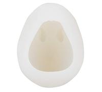 Mtlavishness Stampo in silicone coniglietto tridimensionale 3D Stampo per mousse per torta di coniglio Stampo in argilla ultraleggera (taglia piccola trasparente) (Transparent medium)