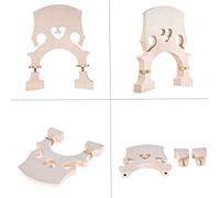 Mtlavishness Standard 3/4 Size Double Bass Adjustable Upright Bass Bridge Made of Exquisite Maple Wood Ideal For Upgrade Double Bass Performance with Height Adjustable Feature
