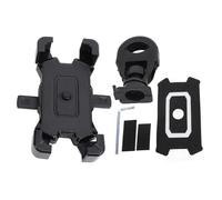 Mtlavishness Supporto per telefono cellulare Batteria per moto elettrica Supporto per telefono cellulare per bicicletta Staffa di navigazione antiurto per auto da ciclista Nero