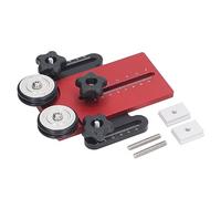 Mtlavishness Thin Rip Jig Table Saw Guide Jig Dispositivo in lega di alluminio con scala trasparente per la lavorazione del legno