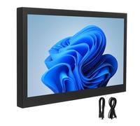 Mtlavishness Title: 10 Inch Portable Monitor With IPS Screen HD Multimedia Interface Dual Speakers External Display For Laptop And Gaming Devices Ideal For Kitchen Bedroom Travel