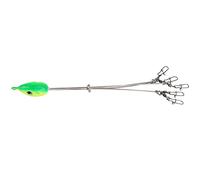 Mtlavishness Umbrella Rigs Alabama Umbrella Jig Head Esche da pesca con 5 bracci Girelle a scatto 3# Design bionico della testa di pesce per la pesca d'acqua dolce Assomiglia a un (Tipo 2)
