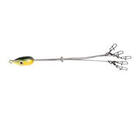Mtlavishness Umbrella Rigs Alabama Umbrella Jig Head Esche da pesca con 5 bracci Girelle a scatto 3# Design bionico della testa di pesce per la pesca d'acqua dolce Assomiglia a un (3 dimensioni)