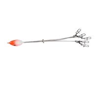 Mtlavishness Umbrella Rigs Alabama Umbrella Jig Head Esche da pesca con 5 bracci Girelle a scatto 3# Design bionico della testa di pesce per la pesca d'acqua dolce Assomiglia a un (Tipo 1)