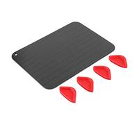 Mtlavishness Vassoio di scongelamento rapido rettangolare Piatto per scongelamento rapido per scongelare carne Alimenti Gadget da con tecnologia di conduzione del calore naturale