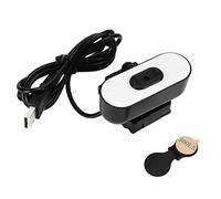Mtlavishness Webcam USB con Autofocus 2K e Luce di Riempimento HD 1080P Fotocamera per Computer con Microfono Ideale per Video in Diretta Lezioni Online Chat Video Riunioni Remote