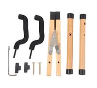 Mtlavishness Wood Violin - Supporto pieghevole pieghevole in legno, per ukulele, mini mandolino per chitarra con colori ricchi e dimensioni compatte