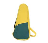 Mtlavishness Zaino per ukulele da 58 cm e 61 cm, comodo, portatile e durevole, per studenti di musica, musicisti professionisti e appassionati di viaggio, realizzato in tessuto Oxford e (giallo verde