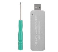 MtlavishnessMjMI-02 - Custodia SSD esterna portatile M.2 NGFF con interfaccia USB 3.0, trasferimento dati rapido per computer e compatibilità con più sistemi, (MtlavishnessMjMI-02)