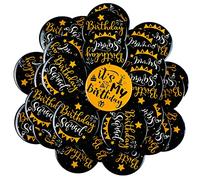 MTLEE 36 spille per compleanno con scritta "It's My Birthday", mini spille rotonde con bottone Pinback per feste, bomboniere, forniture per ragazzi, ragazze, donne, uomini, celebrazioni, 3,8 cm