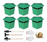 Mtlhbcg Trappole per lumache, 6 trappole per lumache, biologiche, senza sostanze chimiche, per proteggere le piante dalle lumache