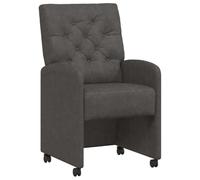 mtlskopl 2 sedie da pranzo nere 58 x 67 x 97 cm sgabello in ecopelle con bracciolo, design moderno ed ergonomico, robusto telaio in metallo compensato cucina sala da pranzo ufficio