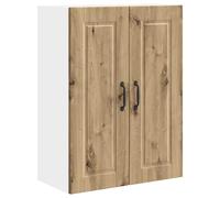 mtlskopl Armadio da cucina in rovere Artisan, 60 x 31 x 80 cm, in legno con 3 ripiani e 2 ante, design moderno e salvaspazio, robusto e durevole per cucina, sala da pranzo, corridoio