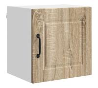 mtlskopl Armadio da parete in rovere Sonoma, 40 x 31 x 40 cm, in legno, design moderno, con porta e scaffalatura, salvaspazio, per cucina, sala da pranzo, corridoio