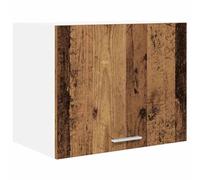 mtlskopl Armadio pensile effetto legno vecchio bianco, 50 x 31 x 40 cm, resistente e moderno, con 1 anta e cerniere, per cucina, sala da pranzo, corridoio