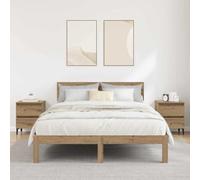 mtlskopl Artisan - Set di 2 comodini in legno di quercia, 40 x 35 x 50 cm, con cassetto, design moderno, robusto e durevole, per camera da letto, soggiorno, corridoio