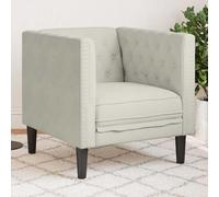 mtlskopl Chesterfield, poltrona da lettura compatta in velluto, 71 x 74,5 x 70,5 cm, con chiusura a bottoni, per soggiorno, camera da letto, ufficio, piccola a due posti