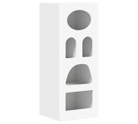 mtlskopl Credenza bianca, moderna cassettiera sottile con materiale in legno, 40 x 35 x 100,5 cm, organizer per corridoio, soggiorno, ufficio