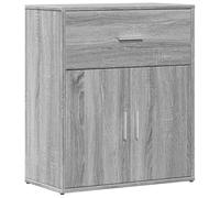 mtlskopl Credenza grigia Sonoma Rovere 60 x 31 x 70 cm in legno Design moderno con robustezza e durata comò con ampio spazio per Living Room Corridoio Ufficio