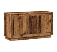 mtlskopl Credenza in legno vecchio 102 x 35 x 55 cm, in legno con 6 scomparti, moderna, per corridoio, camera da letto, ufficio