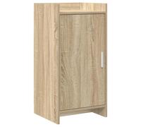 mtlskopl Credenza in rovere Sonoma, 40 x 36 x 80 cm, in legno | Armadietto compatto per corridoio e camera da letto. Offre un pratico spazio con 3 scomparti dietro una porta.