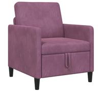 mtlskopl Divano a 1 posto con contenitore, viola, 72 x 78 x 87 cm | Poltrona imbottita compatta con vano portaoggetti pieghevole e rivestimento rimovibile per un maggiore ordine nel soggiorno.
