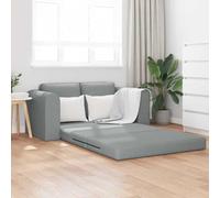 mtlskopl Divano letto grigio chiaro, 148 x 71 x 83 cm, moderno divano a pavimento con funzione pieghevole, telaio in legno compensato in metallo, rivestimenti rimovibili per piccoli soggiorni, ospiti