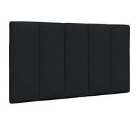 mtlskopl Hanko, cuscino per testiera nera, 90 cm, moderno cuscino da parete imbottito, in poliestere traspirante, con , per riporre i LED e cinghie di montaggio per ragazzi e camere degli ospiti