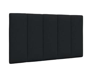 mtlskopl Hanko, cuscino per testiera nera, 90 cm, moderno cuscino da parete imbottito, in poliestere traspirante, con , per riporre i LED e cinghie di montaggio per ragazzi e camere degli ospiti