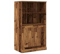 mtlskopl Highboard 60 x 35,5 x 103,5 cm, in legno con supporto a parete, credenza senza tempo per corridoio, soggiorno e ufficio