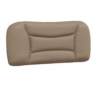 mtlskopl Hvar - Cuscino per testiera, 90 cm, in ecopelle, design ondulato, con fissaggio a LED, moderno comfort per camera da letto, camera dei ragazzi e camera degli ospiti