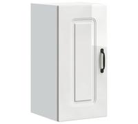 mtlskopl Kalmar - Armadio pensile lucido, 30 x 31 x 60 cm, in legno robusto e facile da pulire, con due scomparti, per cucina, bagno, corridoio, ufficio